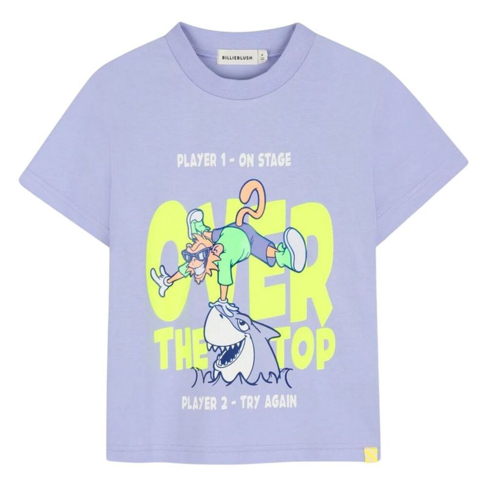 Billieblush Childrens/Kids Regular Short-Sleeved T-Shirt / Blue